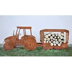 Badeko Traktor mit Anhänger