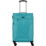 d & n Travel Line 6864 4-Rollen Trolley 66 cm / 63 l petrol