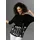 Aniston SELECTED 3/4-Arm-Shirt mit Statement-Spruch schwarz 36 EU