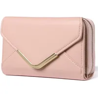 FALAN MULE Geldbörse Klein Damen, Geldbeutel Damen Klein RFID-Schutz, Portemonnaie Damen aus weichem Leder, Portmonee Damen mit 10 Kartenfächer und Zipper Münzfach Brieftasche, Damen Clutch Handtasche