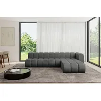 altdecor Ecksofa modulares Sofa Darnel-L2 - 296x177x70 cm Dunkelgrau