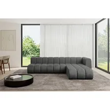 altdecor Ecksofa modulares Sofa Darnel-L2 - 296x177x70 cm Dunkelgrau