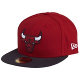 New Era Cap Basic Chicago Bulls rot/schwarz (Gr. 7 1/4)