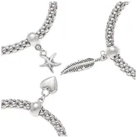 LASCANA Armband Set Damen silberfarben Gr.