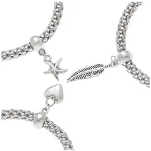 LASCANA Armband Set Damen silberfarben Gr.