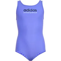 Adidas Mädchen Sportswear U-Back Swimsuit Kids, Cobalt Blue/Dark Blue, 7-8 Years