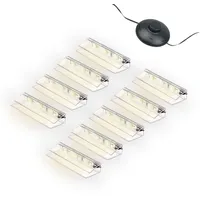 Kalb LED Glaskantenbeleuchtung LED Glaskantenbeleuchtung Clip Set 3000K/5000K Transparent