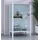 VCM Glasvitrine Jensol 60 x 35 x 80 cm Weiß