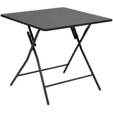 5five simply smart Klapptisch 80 x 80 x 75 cm Schwarz