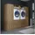 roomartstore.de Roomart 224 x 184 x 67 cm Hochschrank Beige Holz