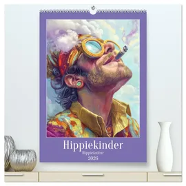 Calvendo Hippiekinder - Hippiekultur (hochwertiger Premium Wandkalender 2026 DIN A2 hoch), Kunstdruck in Hochglanz