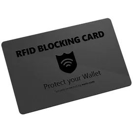 Nero RFID NFC Blocker Karte EMEA-33700001 Schwarz