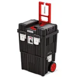 Kistenberg Werkzeugtrolley 3in1 rot|schwarz 450 x 360 x 640 mm