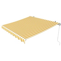Gelenkarmmarkise Easy 3,95x2,5 m, gelb-weiß (Block) | paramondo