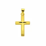 Kettenanhänger ADELIA ́S "Kreuzanhänger 333 Gold ( 8K )", gold, Schmuckanhänger, Damen, Gold, Kettenanhänger, Goldanhänger Kreuz