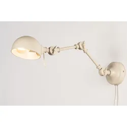 Wandleuchte Industrielook Laendlich Modern Retro Metall Beige Sand