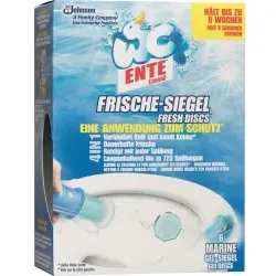 WC-Ente Frische-Siegel Nachfüllpack 689304 , 2 Nachfüller = 12 Gel-Siegel, Marine