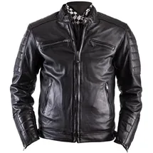 Helstons Cruiser Lederjacke Schwarz M