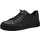 Marco Tozzi Damen Plateau Sneaker mit Lederanteil mit Schnürsenkeln, Schwarz 38 EU