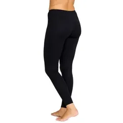 Damella Bamboo Leggings Schwarz Baumwolle Large Damen