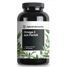 Natural Elements Omega 3 aus Fischöl Kapseln 365 St.