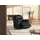 vente-unique Relaxsessel Evasion Leder 95 x 100 x 96 cm Schwarz mit Relax-Funktion