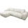 Mirjan24 Ecksofa Furyn Maxi, Eckouch mit Bettkasten und Schlaffunktion, Ottomane universal, L-Form (Farbe: Velo 621) - Beige