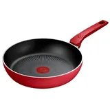 Tefal Daily Expert C2890402 Pfanne 24 cm, Induktion, Antihaftbeschichtung, Temperaturanzeige, tiefe Form, bequemer Griff, leckeres und gesundes Essen, Made in France, Daily Expert C2890402