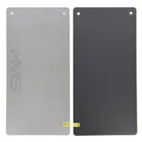 HMS Premium Fitnessmatte 120×60×1,5 cm | Rutschfest & Gelenkschonend | Trainingsmatte mit Praktischen Ösen zum Aufhängen | Ideal für Yoga, Pilates, Workout & Home Gym