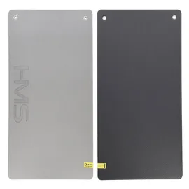 HMS Premium Fitnessmatte 120×60×1,5 cm | Rutschfest & Gelenkschonend | Trainingsmatte mit Praktischen Ösen zum Aufhängen | Ideal für Yoga, Pilates, Workout & Home Gym