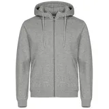 Clique Miami Kapuzenjacke 95 - grey mélange M