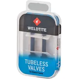 WELDTITE Presta Tubeless Ventile 2 Einheiten - schwarz - 55 mm
