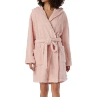 SCHIESSER Morgenmantel Teddy-Fleece Comfort-Fit rosa L