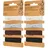 Glorex  Gummibänder 4 x 3 m Ø 1 mm beige/grau/braun/schwarz