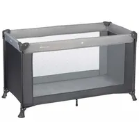 Bebeconfort Soft Dreams, Reisebett Baby, 0–3 Jahre (0–15 kg), leichtes Reisebettchen, Matratze aus Holzfasern & Schaumstoff (60 x 120 cm), Tragetasche, kompakt zusammenklappbar, Tinted Graphite