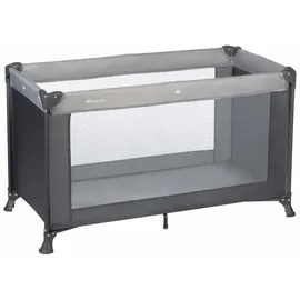 Bebeconfort Soft Dreams, Reisebett Baby, 0–3 Jahre (0–15 kg), leichtes Reisebettchen, Matratze aus Holzfasern & Schaumstoff (60 x 120 cm), Tragetasche, kompakt zusammenklappbar, Tinted Graphite