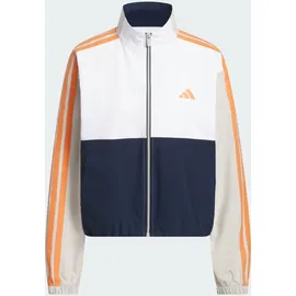adidas Beyond The Course Colorblock Twistweave Full-Zip Jacke blau XL