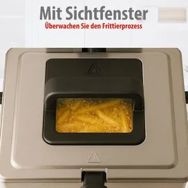 Alpina Doppel Friteuse WJ-801 Silber