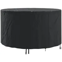 VidaXL Gartenmöbelabdeckung Schwarz 157 x 157 x 71 cm