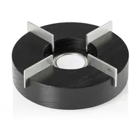AdHoc Stövchen und Speisenwärmer TUTO 16 cm Eschenholz schwarz und Edelstahl