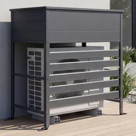 Proregal Verkleidung für Klimaanlage Wärmetauscher HxBxT 110x96x43cm Abdeckung Aufbewahrungsbox Anthrazit