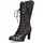 LAURA VITA Damen Stiefel florales Muster Spitze und Metallic Glanz Alcbaneo 351, Größe:40 EU, Farbe:Violett - Violett - 40