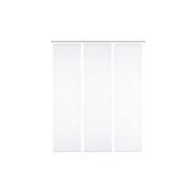 home in green Schiebevorhang ¦ weiß ¦ Synthetik ¦ Maße (cm): B: 60 H: 245