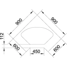 Blanco Delta-IF + Excenterbetätigung + InFino