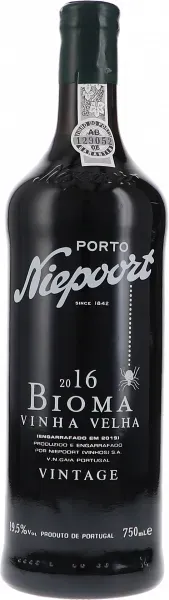 Porto Bioma Vintage Vinha Velha, Vinho do Porto DOC Niepoort 2016 BIO