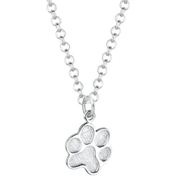 Elli Tier Pfote 925 Sterling Silber Ketten   Damen 