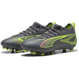 Puma Ultra 5 Match AG/FG Kinder matte aged silver/yellow alert 34