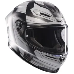 AGV K6 S Integralhelm Ultrasonic matt schwarz / grau S