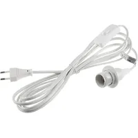 ChiliTec E27 Lampenfassung mit Schalter 3,4m Kabel, Montagering