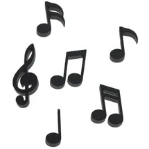 Gadget Master Musiknoten Kühlschrankmagnete im 6er Set -